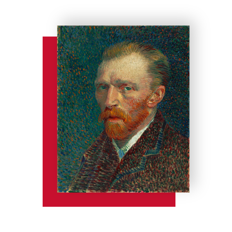 Dipinto Van Gogh, autoritratto