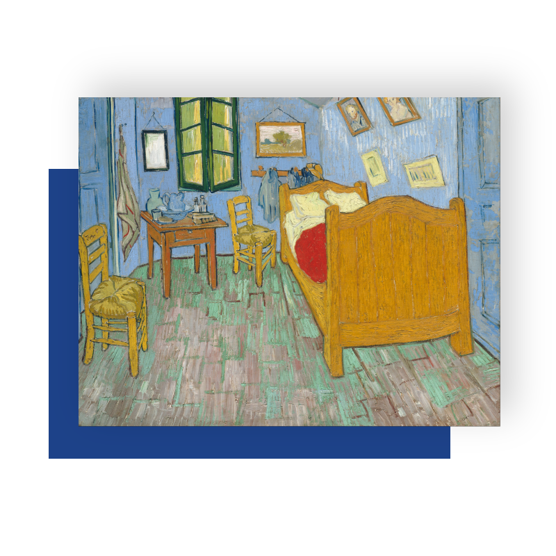 Dipinto Van Gogh, La camera ad Arles