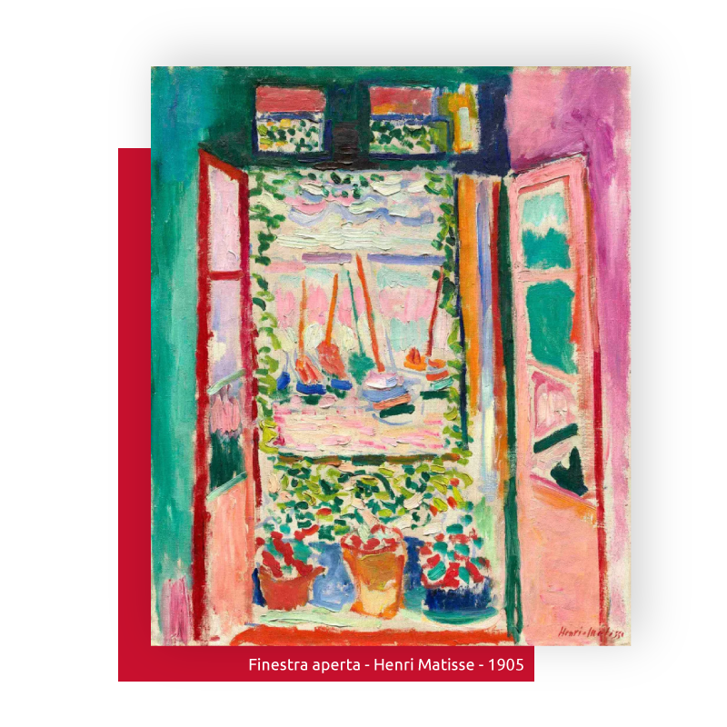 Dipinto Matisse, La finestra aperta