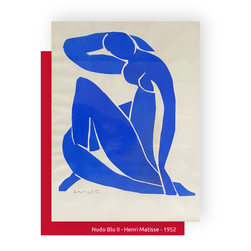 Dipinto Matisse, Nudo Blu