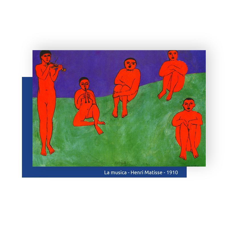 Dipinto Matisse, La musica