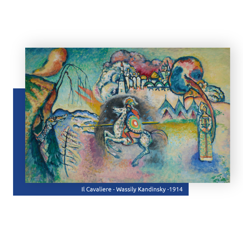 Dipinto Kandinsky, Il cavaliere