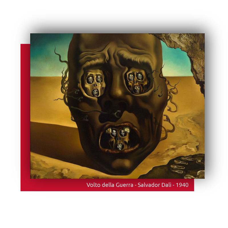 Ritratto Dalì, Volto della guerra